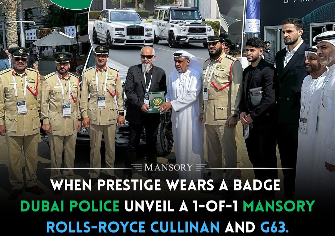 Dubai Police Stun the World With Ultra-Rare Mansory Rolls-Royce Cullinan – A 1-of-1 Masterpiece on Wheels