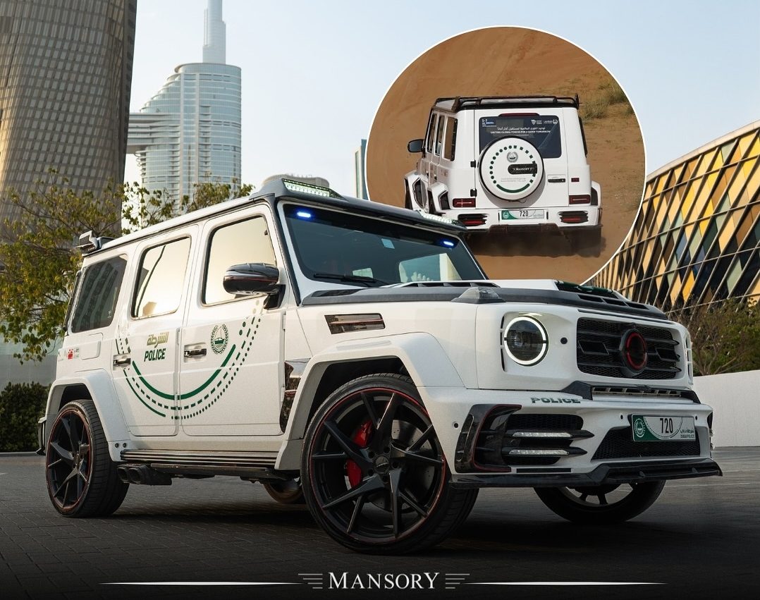 Dubai Police Add Jaw-Dropping Mansory Mercedes G63 to Their Luxury Supercar Fleet