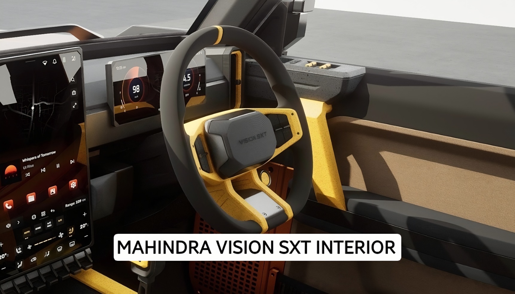 Mahindra Vision SXT Interior 2025