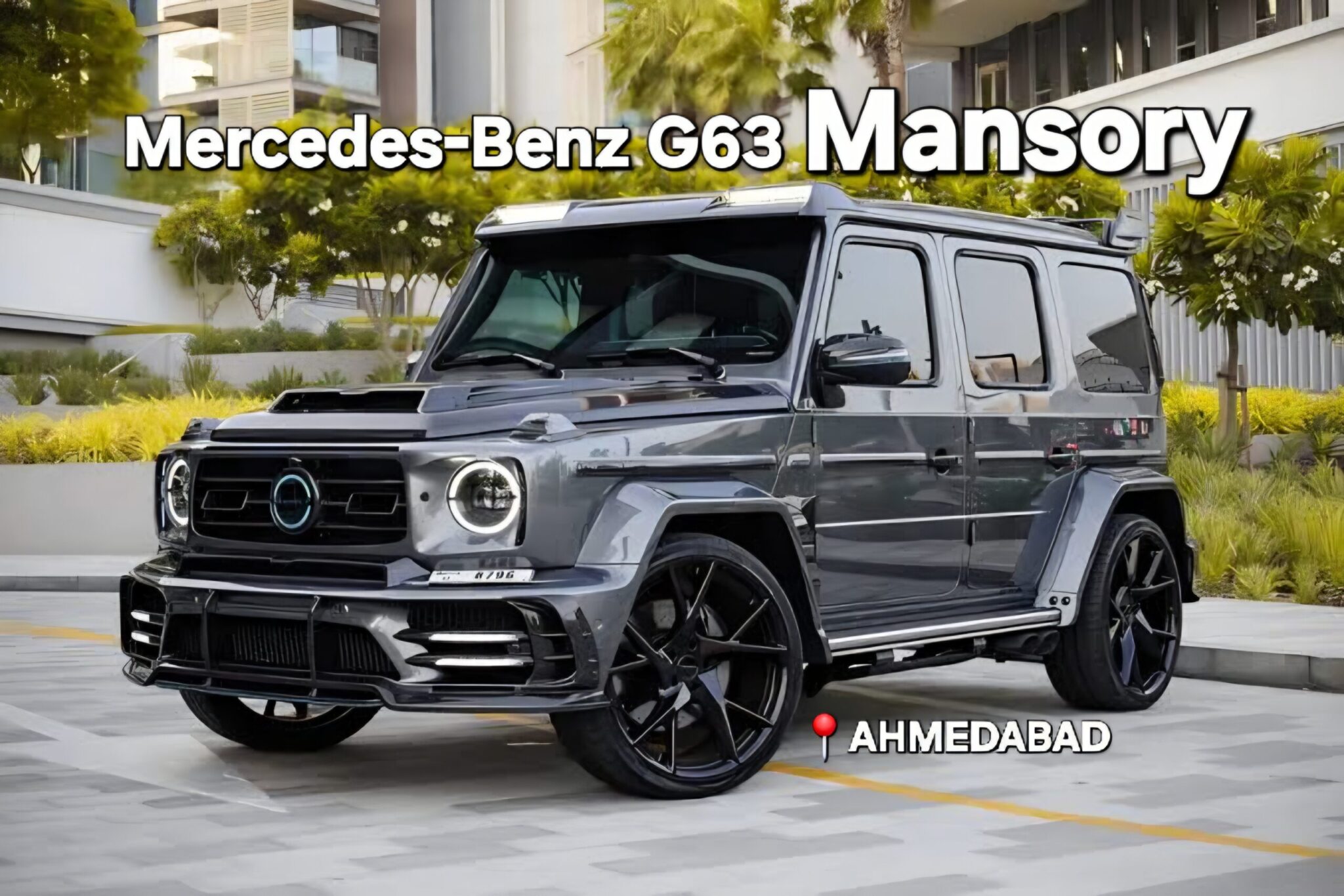 India’s First Mansory Mercedes G63 Arrives in Ahmedabad