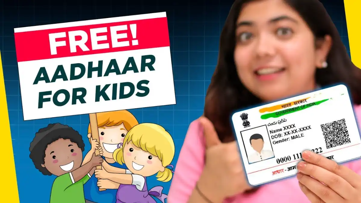 Get Kids Aadhar Card at Home