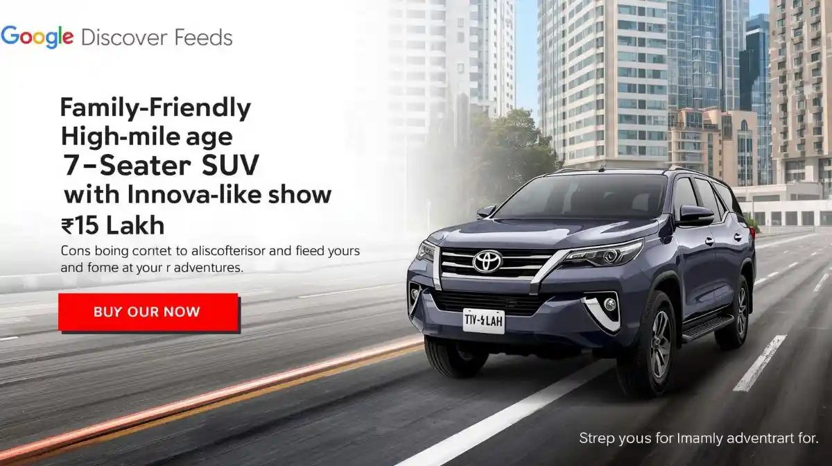 Toyota 7-Seater SUV at ₹15 Lakh – Innova Looks, High Mileage & Family Comfort